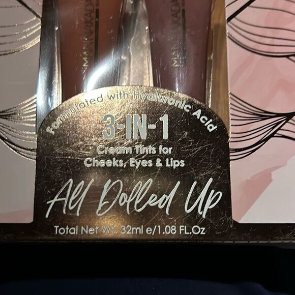 Manna Kadar Beauty 3-IN- 1 Cream Tints for Cheeks, Eyes & Lips. Set of 4. NEW - Picture 5 of 10